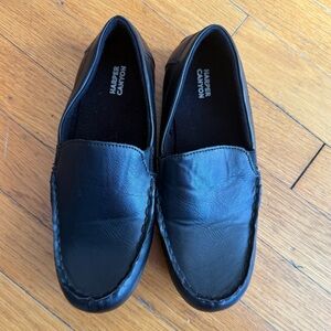 Harper Canyon Black Patent Leather Boys Slip On Dress Loafers Sz 4